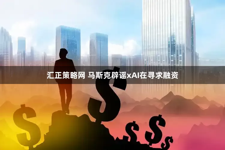 汇正策略网 马斯克辟谣xAI在寻求融资